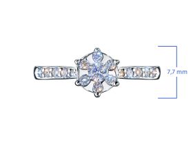 Кольцо из белого золота э4712кц04201933_white