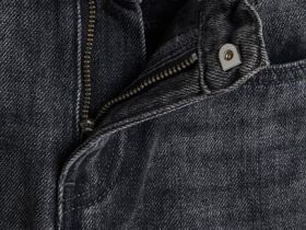 Утеплённые джинсы для девочек, Серый