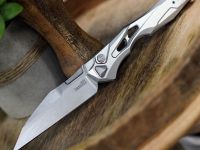 Автоматический складной нож Kershaw Launch 13, сталь CPM-154, рукоять серебристый алюминий