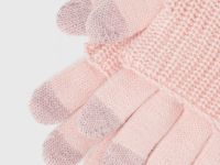 Перчатки и митенки для девочек, Розовый