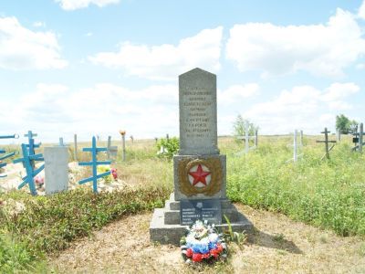 Братская могила советских воинов, погибших в период Сталинградской битвы