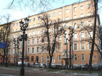 Доходный жилой дом Е.А.Депре, 1901 г., архитектор Р.И.Клейн, 1932 г., архитектор Н.В.Гофман-Пылаев