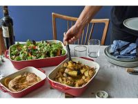 Staub Набор из 3 форм для запекания вишневый Staub