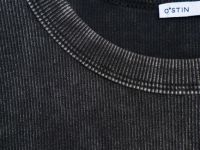 Лонгслив в рубчик, Серый