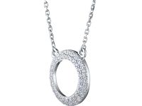 Колье из серебра э0612кл04154800
