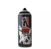 Краска для граффити Arton 400 мл в аэрозоли, Black