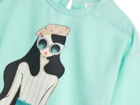 Лонгслив для девочки