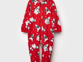 Пижама-комбинезон детская трикотажная для девочек