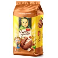 Печенье «Алёнка» шоколадное с ореховой начинкой, 200 гр
