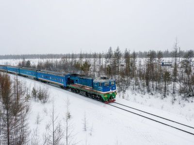 Перевозка пассажиров по железной дороге Якутии выросла почти на 40%