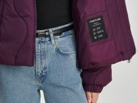 Утепленная куртка с воротником-стойкой