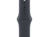 Умные часы Apple Watch SE (2025) 40 мм «Полночь», чёрным спортивным ремешком M/L