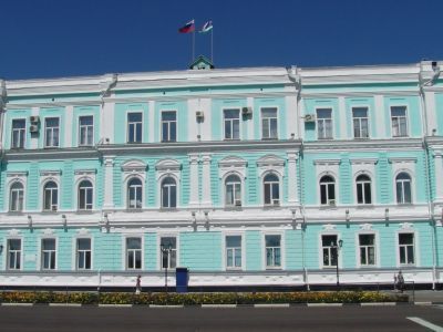 Здание (бывший особняк золотопромышленника Ларина Г.П.), ныне горсовет