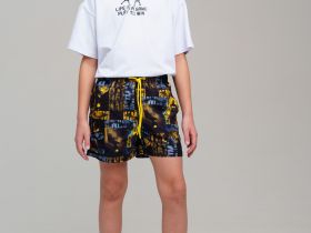 Шорты текстильные плавательные для мальчиков, средней длины