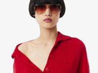 Женский шерстяной свитер Lacoste с высоким воротником