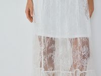 Кружевная юбка, Белый