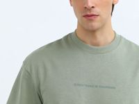 Футболка с принтом, Зеленый