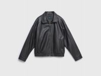 Лёгкая куртка из искусственной кожи, Коричневый