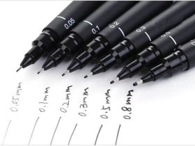Линер UNI PIN05-200 (S) 0,5 мм, черный