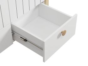 Распашной шкаф Руффи 2-98x203 Белый