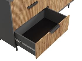 Комод Леванте 144x86 Графитовый
