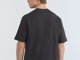 Футболка с принтом, Коричневый