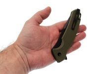 Складной нож Mr.Blade Hellcat Blackwash, сталь VG-10, военный стиль, рукоять Olive G10