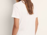 Футболка приталенного силуэта с принтом