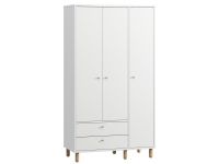 Распашной шкаф Лэтти 3-105x190 Белый