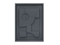 Картина Рельеф Графитовый 45x60
