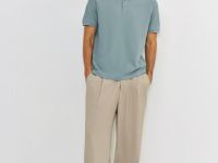 Базовое поло из пике, Голубой