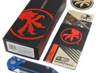 Автоматический нож Microtech LUDT Gen III, сталь M390, рукоять алюминий, синий