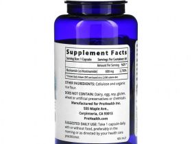 ProHealth Longevity, Ниацинамид, 600 мг, 60 капсул