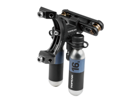 Подседельный держатель фляги и насоса CO2 Topeak TRI-BACKUP ELITE TBU-ELT 2 (черный)