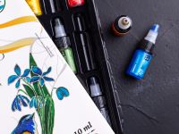 Набор витражных красок Малевичъ, 12 цветов по 10 мл