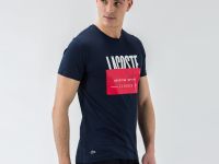 Мужская футболка Lacoste приталенного кроя