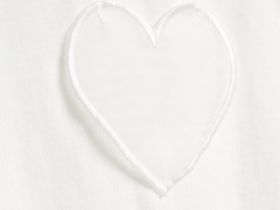 Футболка с аппликацией для девочек, Белый