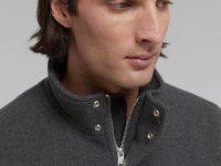 Утепленная куртка с воротником-стойкой