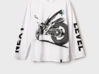 Фуфайка трикотажная для мальчиков (футболка с длинными рукавами)