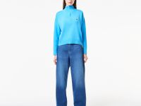 Женский свитер Lacoste Relaxed Fit на молнии