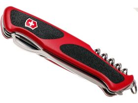 Нож перочинный Victorinox RangerGrip 79, сталь X55CrMo14, рукоять полиамид, красно-чёрный
