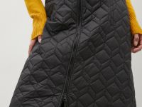 Стеганая юбка А-силуэта