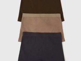 Трусы-боксеры для мальчиков, 3 шт., Бежевый