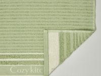 Комплект махровых полотенец COZY Kitchen, зеленый