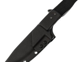 Кованый нож Канадец, сталь AUS-10Co, рукоять G10 черный