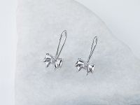 Серьги из белого золота с бриллиантами э0901сг07171400