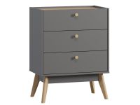 Комод Торвалль 1-68x87 Графитовый