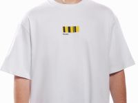 футболка с полосами белая 2XL–3XL