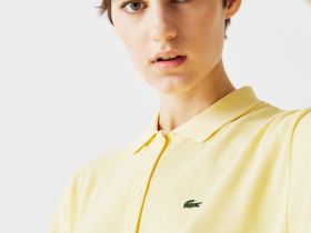 Женское платье-поло Lacoste с поясом