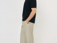 Широкие брюки из вискозы, Бежевый